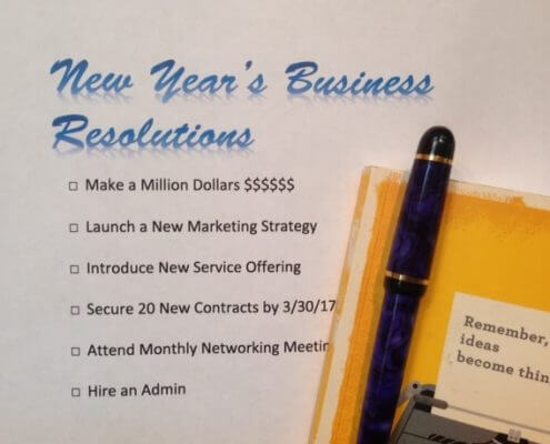 New Year's Business Resolutions